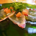 ザ 白梅クラシックガーデン 懐石 白梅 - 鯛のカルパッチョ