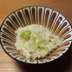 しのはら - 新生姜と一寸豆の炊込みご飯