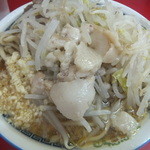 ラーメン二郎 - ラーメン小500円、ニンニクアブラマシマシ(2015.6.2)