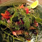 エッセルンガ - マグロのホホ肉のグリルカルパッチョ