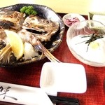 Sumiyoshi - 鯛かま焼き定食、まぐろの山かけ