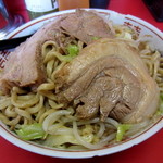 ラーメン二郎 - 小らーめん』￥690円、コール『ニンニク』