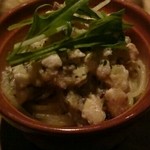 ワインと天婦羅 あら木 - ⑥自家製、豚肉のリエット…一品料理からのセレクト。天ぷらの合間のお口直し。