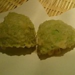 ワインと天婦羅 あら木 - ⑧アボガド…女性なら誰もが好きな食材。アボガドの濃厚さが天ぷらにも合う。