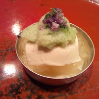 草喰 なかひがし - 胡瓜ムース、胡麻豆腐