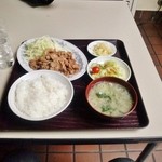 ふじみ食堂 - 再訪：肉しょうが焼定食