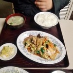 ふじみ食堂 - 再訪：肉野菜炒め定食