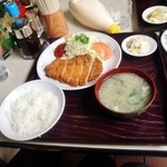 ふじみ食堂 - 再訪：ポークかつセット