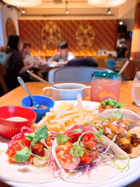 LAS-DOSラスドス　6オンス　黄色 LAS DOS CARAS MODERN MEXICANO Y TACOS （ラスドスカラス モダン