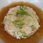 OGINO organic Restaurant - 蟹とグレープルフルーツのサラダ＆ジュレ