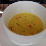 OGINO organic Restaurant - クラムチャウダー　サフラン風味