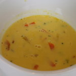 OGINO organic Restaurant - クラムチャウダー　サフラン風味