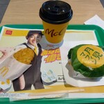 マクドナルド - ドリンク写真:月見マフィンセット