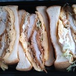 ももやま - 2015・6再　ヘレカツサンド800円