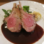 モンプチコションローズ - 27年5月　ＮＺ産仔羊のロースト　ひよこ豆のポテサラ