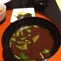 すき焼 藤尾 - すき焼き丼（赤だし）