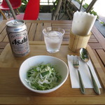 Haru Kare - 缶ビールは近所の酒屋で調達しました。
