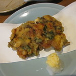 久昇 - エビとコーンのかき揚げ