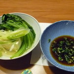 日の出 - みずなとお豆腐と葛切り