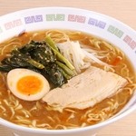 諏訪湖サービスエリア（上り線） 諏訪レイクビューコート - 信州みそのピリ辛野沢菜ラーメン