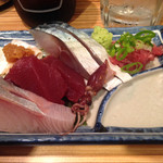刺身三種盛り