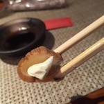 松吟庵 - いぶりがっことクリームチーズ