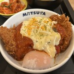 松屋 - 料理写真:チーズうまトマロースカツ