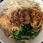 ほうきぼし+ 神田店 - 汁無し担々麺 950円税込 麺大 辛口 です