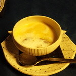 旬風庵 - スープ（二層）