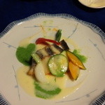 旬風庵 - 魚料理（平スズキ）