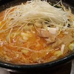 魚らん坂 - オロチョンラーメン　ネギトッピング