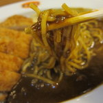 カレキチ - ロースカツカレー麺 390円
