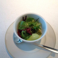 ベージュ アラン・デュカス 東京 - 鎌倉野菜に凝ってますね