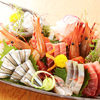 Directly delivered fresh fish sashimi