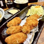 北海道厚岸 - カキフライ定食（5個入）