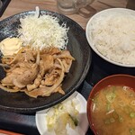 焼鳥日高 - 料理写真:しょうが焼き定食