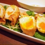 ♪ Inari-age fried soft-boiled eggs (4 pieces)