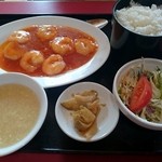 Koushi Hanten - ランチ定食（干焼蝦仁）