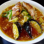 鳳凰麺（野菜増し）＋プチ唐揚げ　９５０円