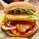 バーガーキング - 料理写真:ベーコンチーズワッパー+ハッシュブラウン