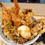 夢庵 - 料理写真:月見天丼