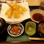 そば工房玄 - えびの天ぷら定食？