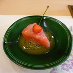 山玄茶 - 2015年6月ランチ　デザート　果物