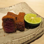 くろぎ - 宮崎牛の敢えてA3のシャトーブリアンのカツ