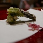 美山荘 - 【フキノトウとコシアブラの天ぷら】◎2015/5