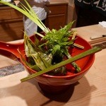 美山荘 - 【端午の節句にちなみ菖蒲と鯖のちまき寿司】◎2015/5