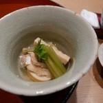 美山荘 - 【イタドリと若狭のエテガレイの炊き合せ】◎2015/5