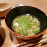 美山荘 - 【いたどりと木の芽の味噌汁】2015/5