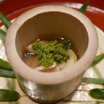 【ハチクの筍、京都牛テール含め煮】★2015/5