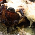 千歳 - 新玉ねぎのチーズ焼　横からアップ